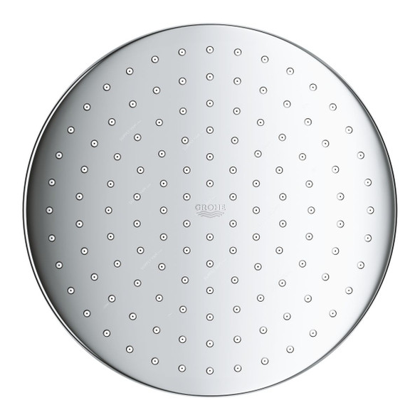 Grohe 1 Spray Shower Head, 26662000, Tempesta 250, Metal, 250MM Dia, 9.5 Ltrs/Min, Starlight Chrome Finish