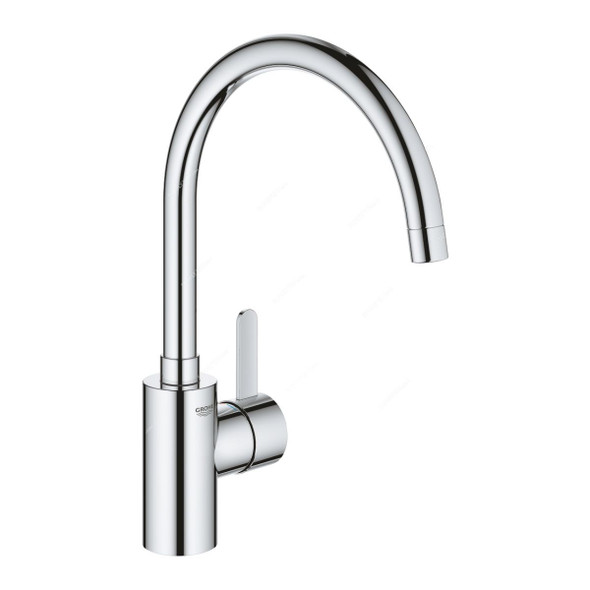 Grohe Single Lever Sink Mixer, 3284320F, EuroSmart Cosmo, Metal, 1/2 Inch, Starlight Chrome Finish