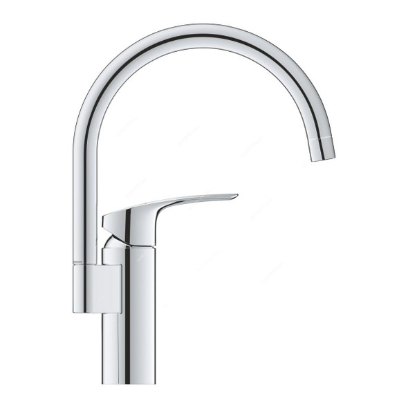 Grohe Single Lever Sink Mixer, 3320230F, Eurosmart, Metal, 1/2 Inch, Starlight Chrome Finish