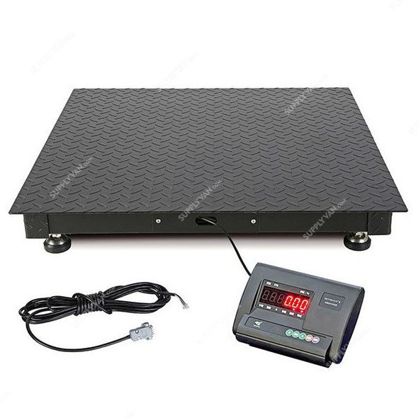 Yaohua Warehouse Weighing Floor Scale, A12-T6, 1 x 1 Mtr Platform Size, 2 Ton Weight Capacity