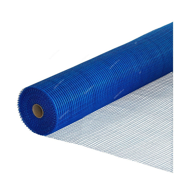 Fiberglass Mesh, 1 Mtr Width x 50 Mtrs Length, Blue