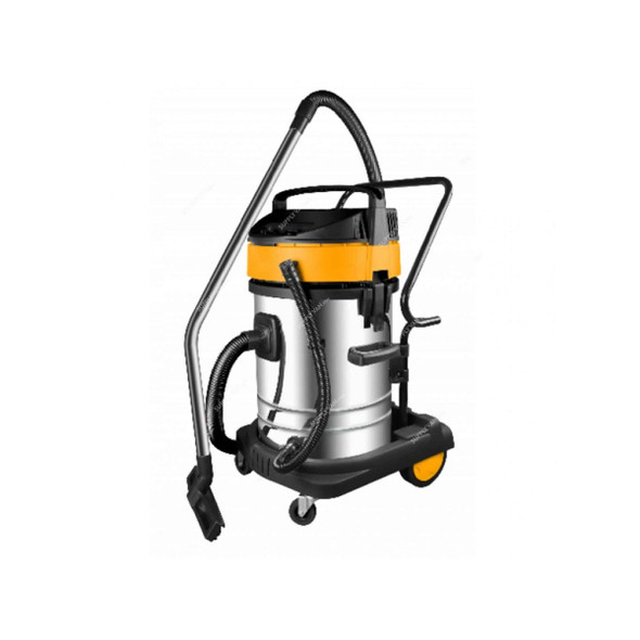 Tolsen Wet/Dry Vacuum Cleaner, 79609, 2x1000W, 18 KPa, 70 Ltrs