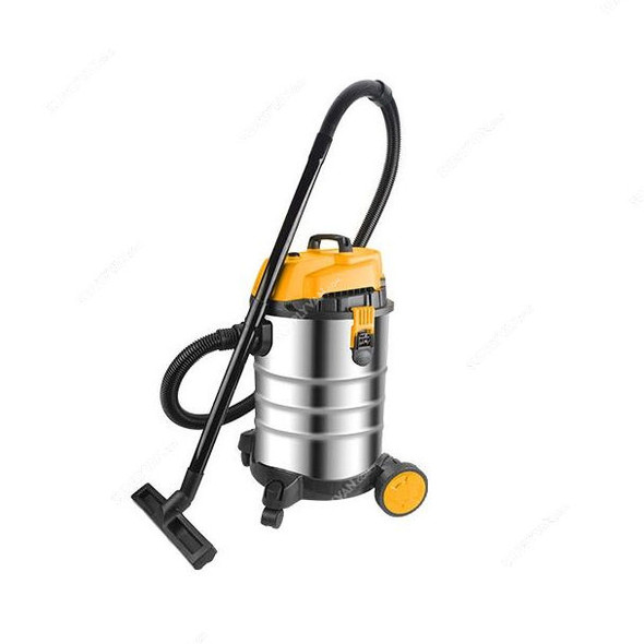 Tolsen Wet/Dry Vacuum Cleaner, 79608, 1200W, 17 KPa, 30 Ltrs