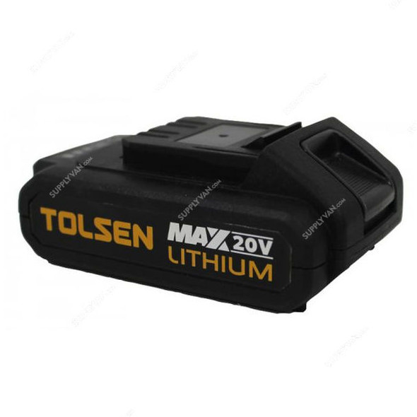 Tolsen Li-ion Battery Pack For Cordless Impact Drill, 79031, 20VAC, 2000 mAh