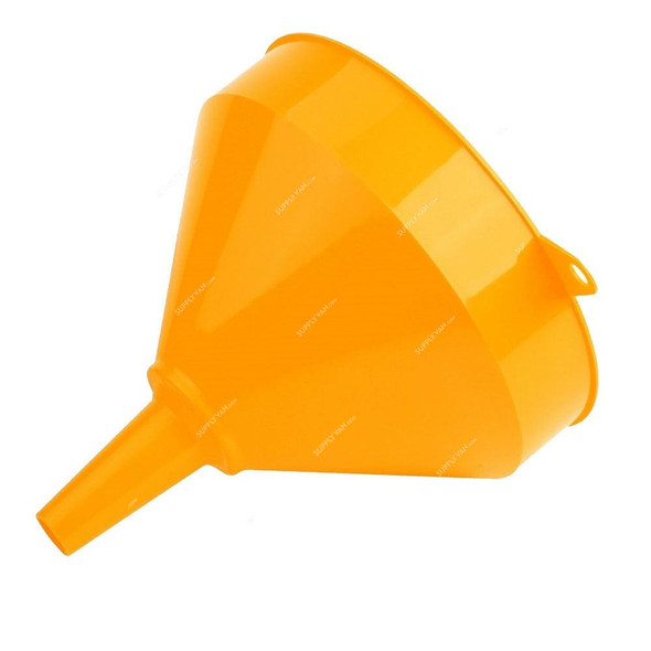 Tolsen Funnel, 65232, Polypropylene, 250MM Dia, Yellow