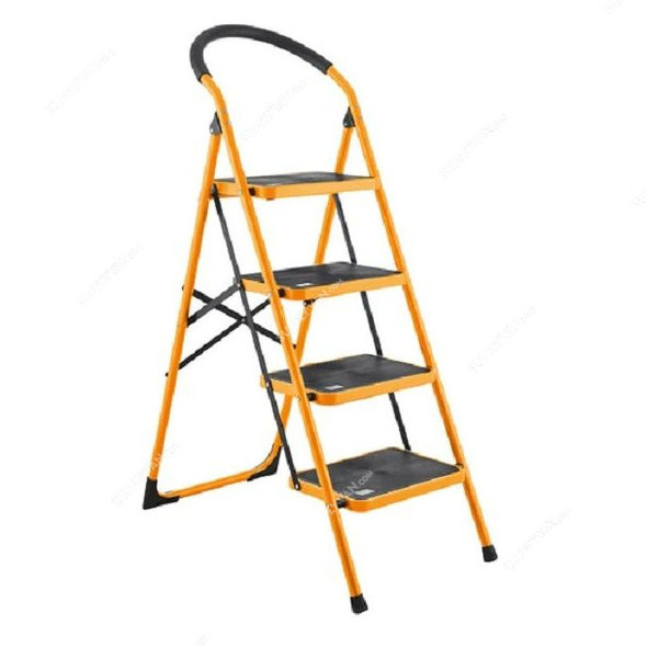 Tolsen Step Ladder, 62684, Steel, 4 Steps, 150 Kg Load Capacity