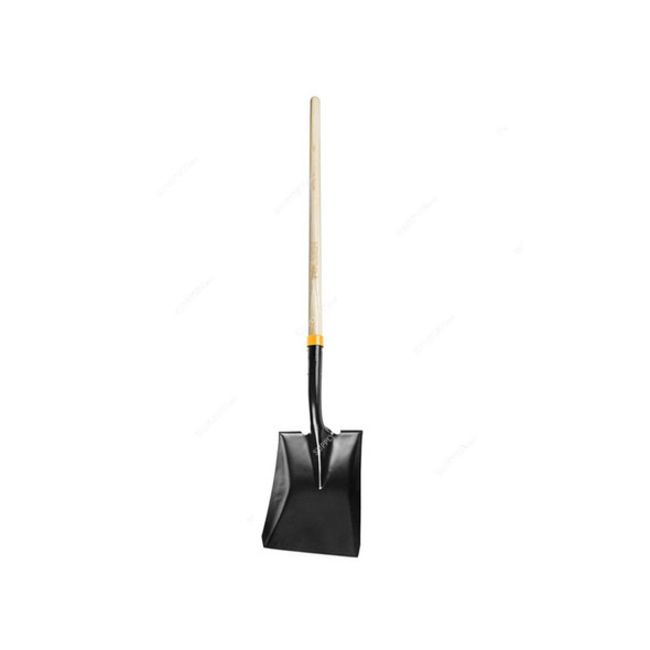 Tolsen Shovel With Wooden Handle, 58006, Carbon Steel, Square, 1480MM Length