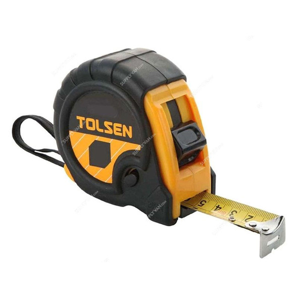 Tolsen Measuring Tape, 35008, 25MM Width x 8 Mtrs Length