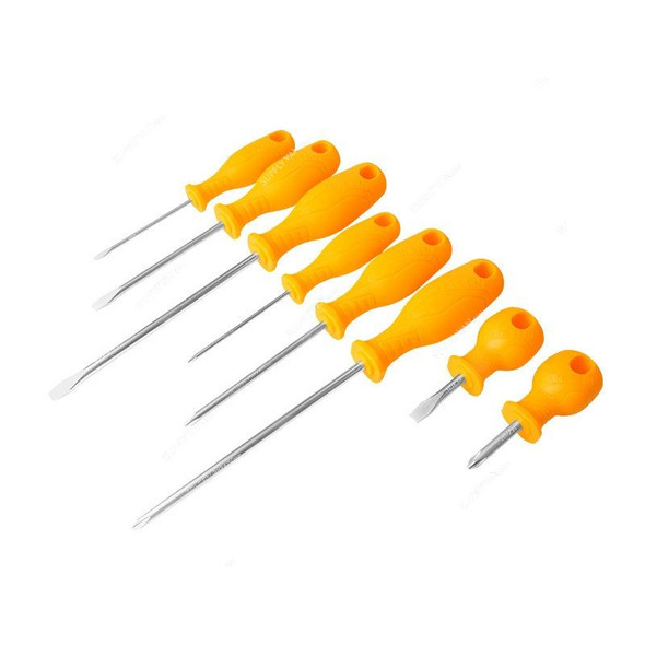 Tolsen Screwdriver Set, 20739, GRIPro, 40CR Alloy, 8 Pcs/Set