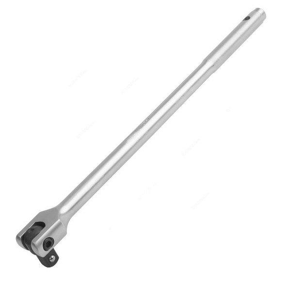 Tolsen Flexible Handle, 16128, Chrome Vanadium Steel, 1/2 Inch Drive Size x 18 Inch Length