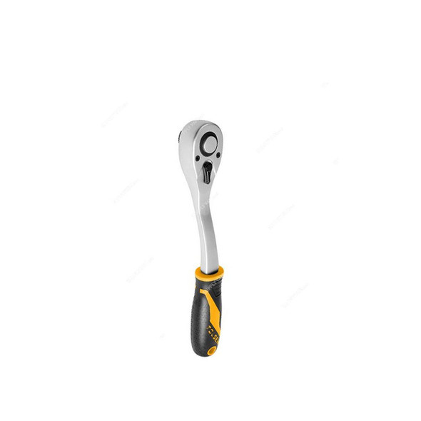 Tolsen Reversible Ratchet, 16119, Chrome Molybdenum, 72T, 3/8 Inch Drive Size