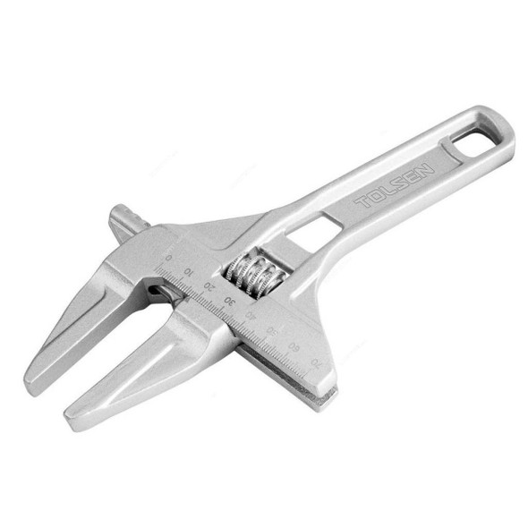 Tolsen Adjustable Wrench, 15303, 10-68MM Jaw Capacity, 205MM Length