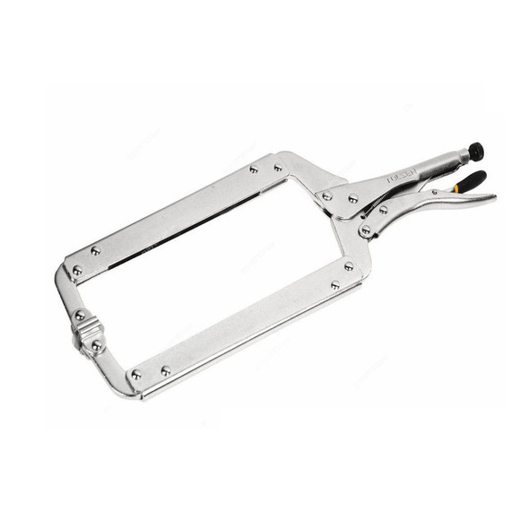 Tolsen Locking Clamp With Swivel Pads, 10058, Steel, 440MM Length