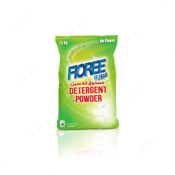 Fioree Front Load Advance Formula Detergent Powder, MDPEC009, 25 Kg, Green