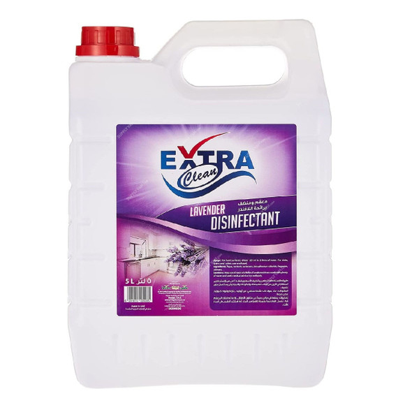 Falcon Extra Clean Disinfectant, THPDI011, Lavender, 5 Ltrs, 4 Pcs/Pack