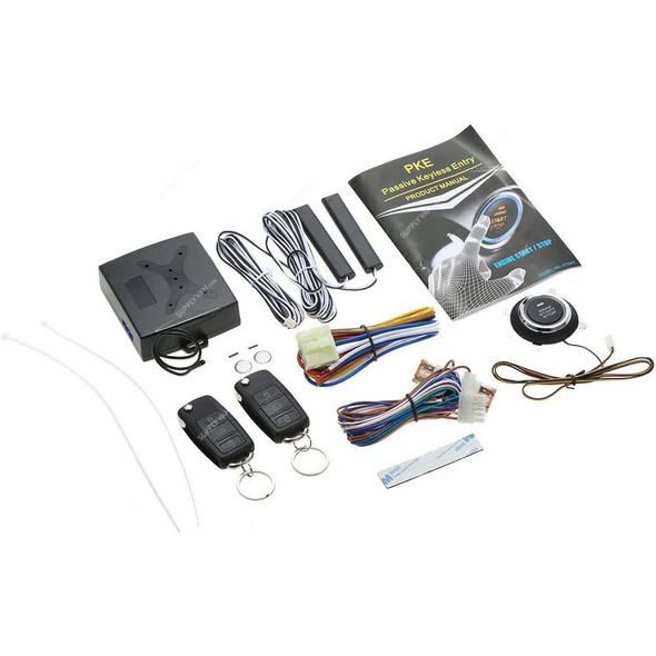 Keyless Car Entry Kit, ‎K5979, 12V, 30A, Black, 9 Pcs/Kit