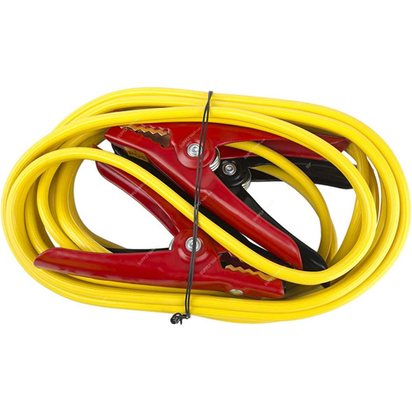 Emergency Booster Cable, 500A, 8 Gauge, Yellow