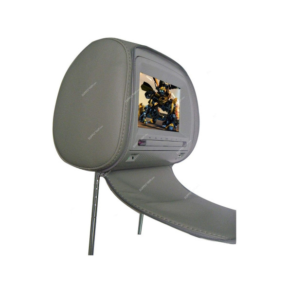 Headrest DVD Player, TFT LCD 7 Inch, 12V, Grey