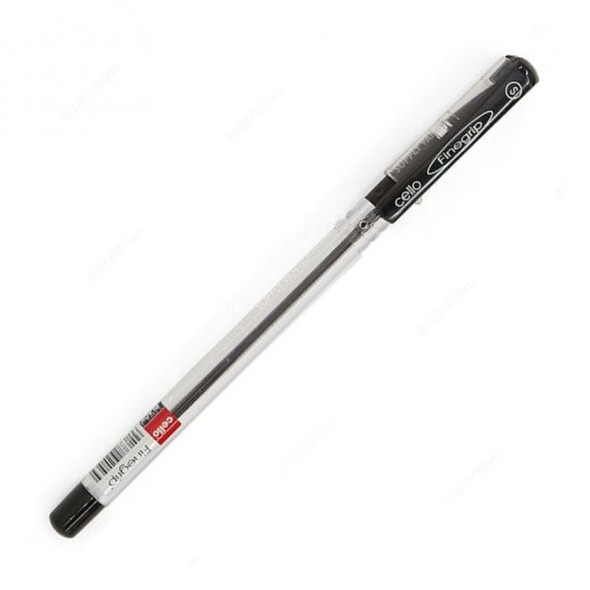 Cello Ball Point Pen, Fine Tip, 0.5MM Tip Size, Black, 50 Pcs/Pack
