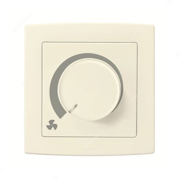 Abb Electric Rotary Dimmer Switch, AC422-82, Concept BS, Thermoplastic, 500VAC, Ivory White