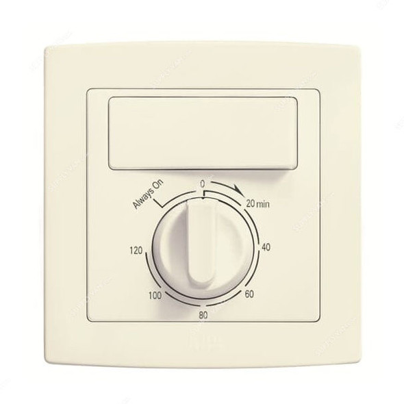 Abb Volume Control Switch With Fire Alarm Terminal, AC416-82, Concept BS, Thermoplastic, 5-15W, Ivory White