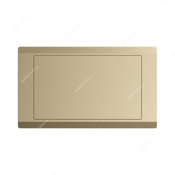 Abb Electrical Blank Wall Plate, BL505-PG, lnora, 2 Gang, Royal Gold