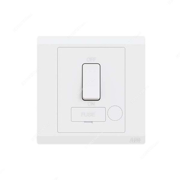 Abb Switched Fused Connection Unit, BL508, lnora, 250V, 13A, White