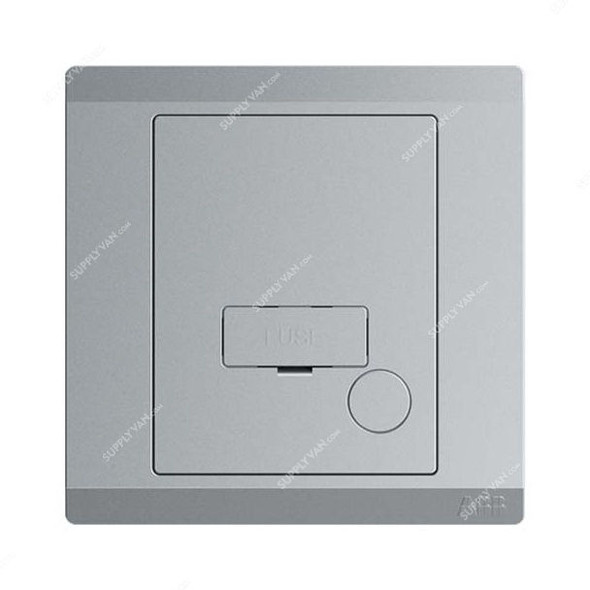Abb Fused Connection Unit With Flex Outlet, BL506-G, lnora, 250V, 13A, Classic Grey