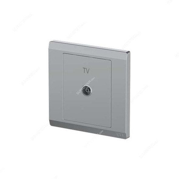 Abb TV Socket Outlet, BL301-G, lnora, 1 Gang, Classic Grey