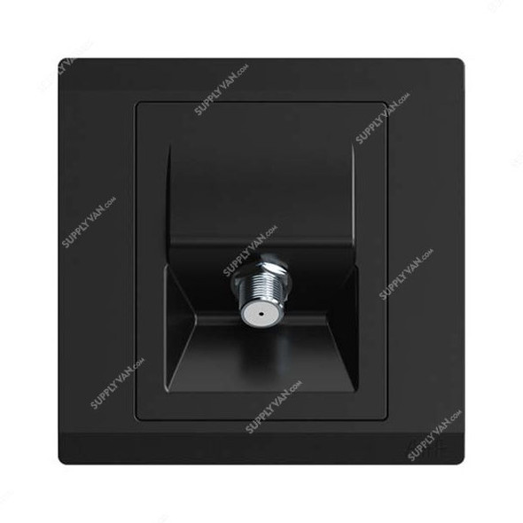 Abb F Type Sat Socket Outlet, BL308-885, lnora, 1 Gang, Starry Black