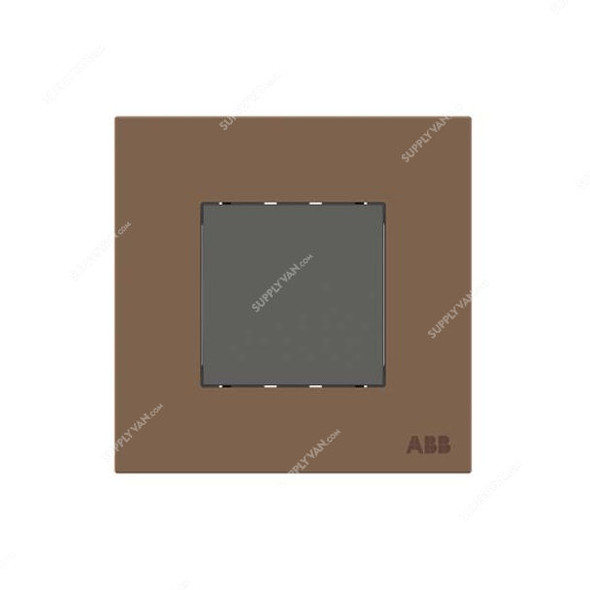 ABB Premium Blank Plate, AM50444-MO, Millenium, 1 Gang, Mocha Brown