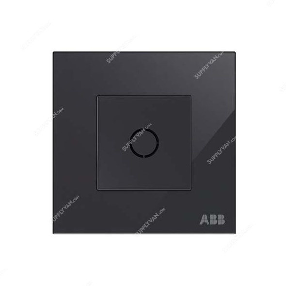 ABB Flex Socket, AM55044-BG, Millenium, 1 Gang, 20A, Black Glass
