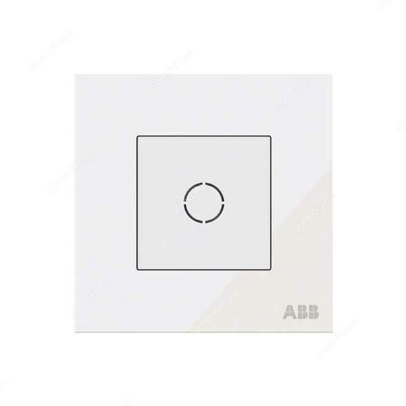 ABB Flex Socket, AM55044-WG, Millenium, 1 Gang, 20A, White Glass