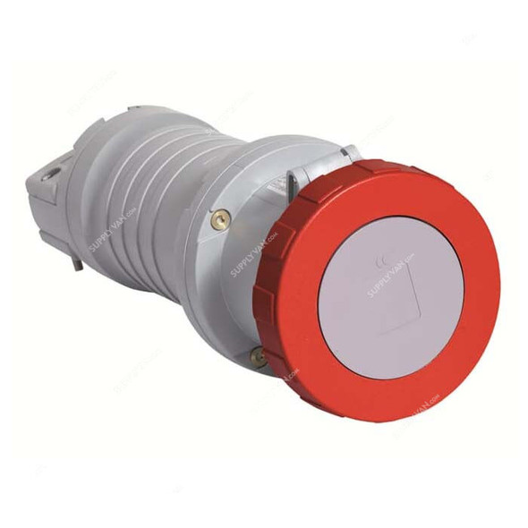 Abb Industrial Connector, 4125C6W, 346-415V, IP67, 125A, 3P+N+E, Red