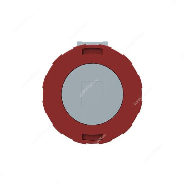 Abb Industrial Connector, 363C6W, 380-415V, IP67, 63A, 3P+E, Red