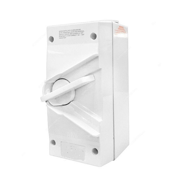 Abb Unswitched Socket Outlet, WSO123CL, IP66, 1 Gang, 13A