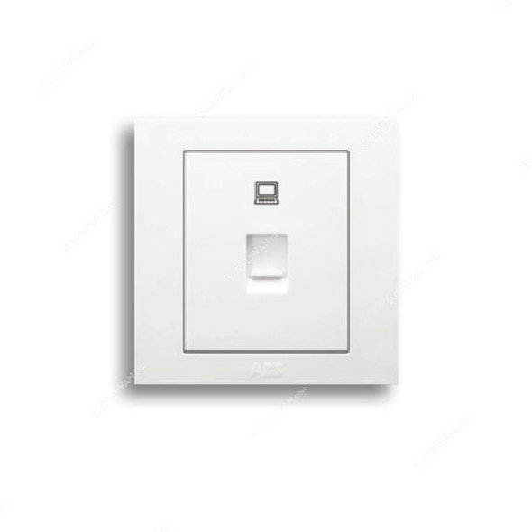 Abb Telephone Outlet Socket, BH331, Kalo, 1 Gang, 35MM