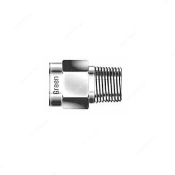 DK-Lok Hex Pipe Plug, GP-4N-SG-S, GP Series, 316/316L Stainless Steel, MNPT, 1/4 Inch Thread Size
