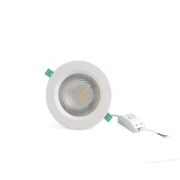 Khind LED Ceiling Recessed Downlight, KH-DL-COB-E1-7W-WW, Elen Series, 7W, 90mm Dia, 560 LM, 3000K, Warm White