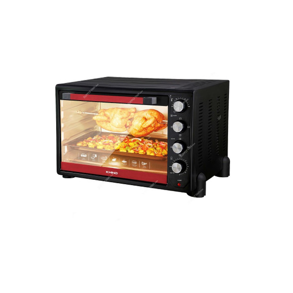 Khind OTG Electric Oven, OT9005, 2400W, 90 Ltrs, Black/Red