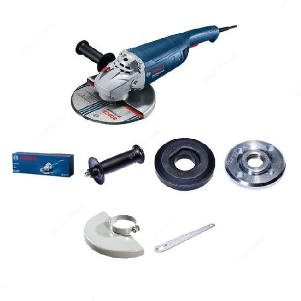 Bosch Professional Large Angle Grinder, GWS-2200-180, 2200W, M14, 180MM Disc Dia