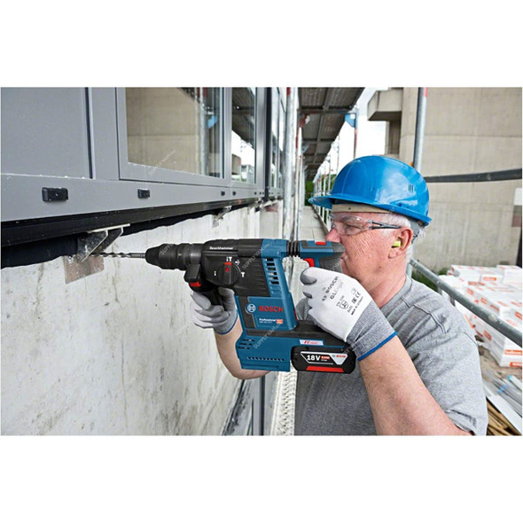 Bosch Professional Cordless Rotary Hammer Drill With SDS Plus, GBH-18V-26-F, 18V, 2.6 J