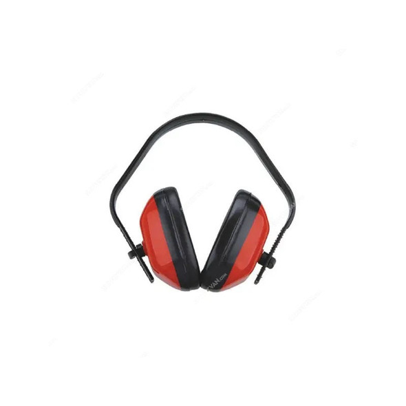 Neilson Multi-Position Ear Muff With Soft Foam, NEM, Polyurethane, 23dB NNR, Red/Black