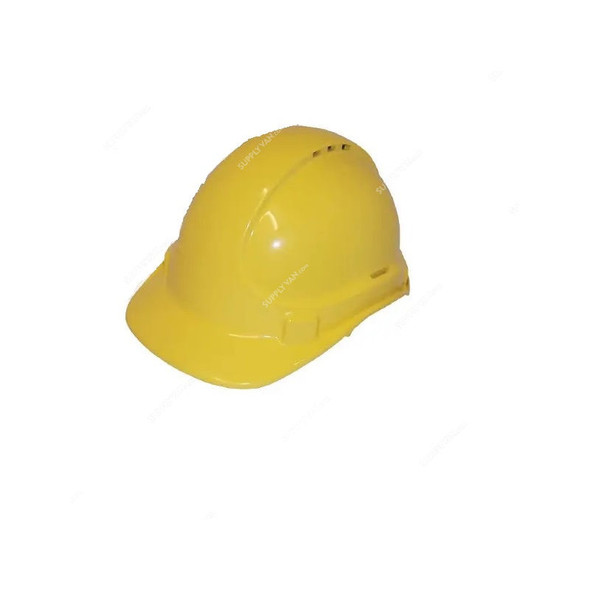 Neilson Safety Helmet With Pinlock Textile Suspension, CH01, HDPE, 53-63CM, Yellow
