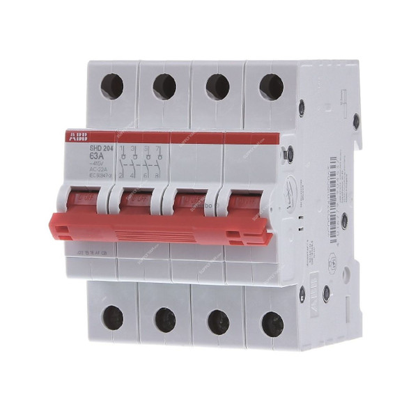 ABB Switch Disconnector, SHD204-25, 4P, 25A