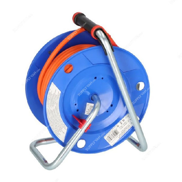 Brennenstuhl Cable Drum With CEE Plug, 1182760100, Garant, H07RN-F 3G2.5, 16A, 25 Mtrs Cable Length, 290MM Reel Dia