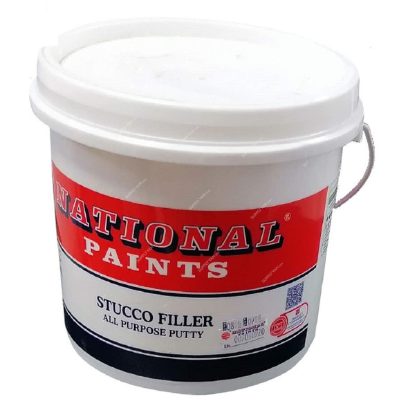 National Paints Stucco Filler, 3.6 Ltrs