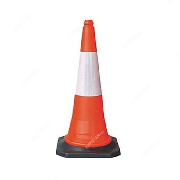 HDPE Traffic Cone, HF24005, 1000MM Height, Dark Red