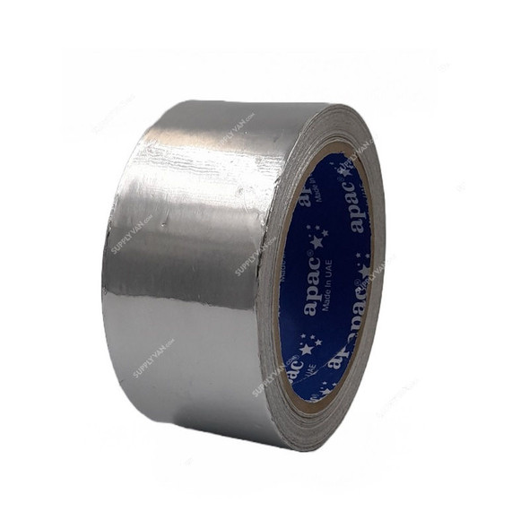 Aluminum Foil Tape, 2 Inch Width x 20 Yards Length, Silver, 24 Rolls/Carton