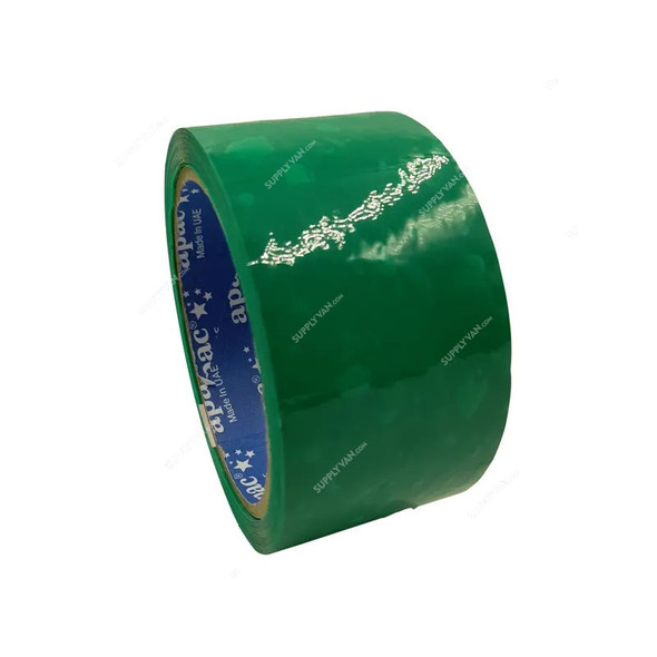 Coloured BOPP Tape, 48MM Width x 1000 Yards Length, Green, 6 Rolls/Carton